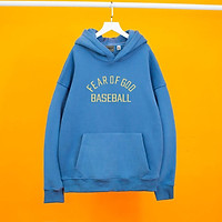 Áo nỉ HOODIE Fear of god baseball Áo hoodie nỉ bông cotton unisex nam nữ thu đông dày dặn