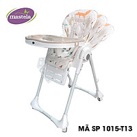 Ghế ngồi ăn dặm điều chỉnh độ cao, điều chỉnh ngả lưng có bánh xe Mastela 1015 cho bé 6 tháng đến 5 tuổi chuẩn ASTM Mỹ - tặng áo yếm ăn dặm chống nước