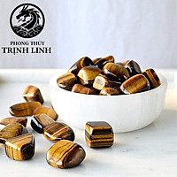 VIÊN ĐÁ VUÔNG M.Ắ.T HỔ MINI DÙNG TRONG THANH TẨY, THIỀN, YOGA, PHONG THỦY