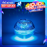 Máy Phun Sương,Tạo Độ Ẩm USB Crystal Night Light Projection Humidifier 500ml-Giao Màu Ngẫu Nhiên -Hàng Chính Hãng
