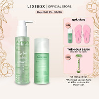 Combo Gel Rửa Mặt Làm Sạch Sâu Cho Da Dầu Mụn The Auragins Và Gel Dưỡng Ẩm Ngừa Mụn, Giảm Thâm ( Full Size)