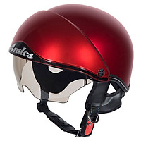 Mũ Bảo Hiểm 1/2 Đầu Andes Có Kính 3S139 Bóng