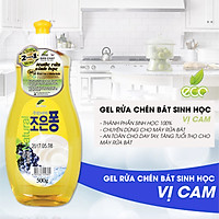 Nước Rửa Rau Củ - Nước Rửa Chén Bát - Nước Rửa Sinh Học Eco Green Hàn Quốc Vị Cam - Hàng Nhập Khẩu Hàn Quốc