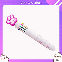 Bút Bi Bấm 10 Màu A1273 (Giao Ngẫu Nhiên)