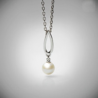Hoàng Gia Pearl Dây chuyền ngọc trai Freshwater size ngọc 6-7mm chất liệu Bạc Quý Kim N0166B0F11W032001K000