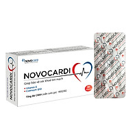 Coenzyme Q10 - NOVOCARDI - Giảm Xơ Vữa Động Mạch, Bảo Vệ Sức Khỏe Tim Mạch, Hỗ Trợ Trong Bệnh Suy Tim, Loạn Nhịp Tim