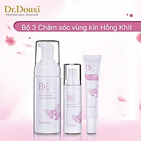 Bộ 3 Sản Phẩm Chăm Sóc Vùng Kín Phụ Nữ Dr.Douxi- Dung Dịch Vệ Sinh + Kem Dưỡng Hồng Và Se Khít Vùng Kín + Xịt Phụ Khoa Dr.Douxi