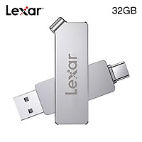 Lexar JumpDrive Dual Drive D30c USB 3.1 Type-C Flash Drive 256GB 128GB 64GB 32GB130MB/s Memory Stick Type A+Type C Flash