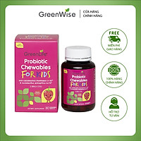 Kẹo Nhai Probiotic Cho Trẻ Em Bổ Sung Lợi Khuẩn Hỗ Trợ Hệ Tiêu Hóa, Chức Năng Đường Ruột - 30 Viên