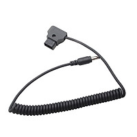 Coiled D-Tap to Straigth DC Cable for DSLR Rig Power V-Mount Anton Battery