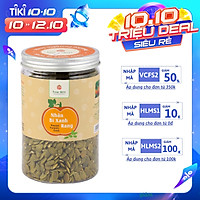 Nhân bí xanh sấy chín Ấn Độ 500gram (đã tách vỏ) - Hoa Lâm - 100% tự nhiên không chất bảo quản, thơm ngon.