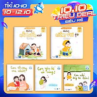 Combo 5 Cuốn Sách Thơ Cho Bé Tập Nói - Sách Đọc To Bồi Dưỡng Cảm Xúc EQ (Truyện tranh cho trẻ 0-1-2-3-4-5-6 tuổi)