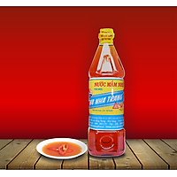 Chai 1 Lít Nước mắm Cá cơm - 584 Nha Trang, Nước mắm truyền thống - Loại 20 độ đạm, Date mới nhất