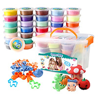 Đất Sét Đồ Chơi DIY PEIPEILE Siêu Nhẹ Kèm Hộp Nhựa Cho Trẻ Em (48 Màu)