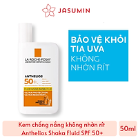 Kem chống nắng dạng sữa lỏng nhẹ không nhờn rít La Roche-Posay Anthelios Invisible Fluid SPF 50+ 50ml