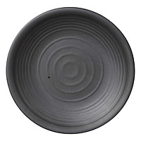 Dĩa Tròn Melamin KORMEL E10470.B (25.5 x 2.5 cm) - Đen