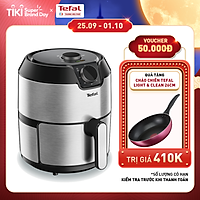 Nồi chiên không dầu Tefal EY201D15 - 4.2L - Vỏ thép không rỉ - Công nghệ luân chuyển khí nóng 3D không cần trở - Hàng chính hãng