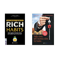 Sách (combo 2 cuốn): Rich Habit - Thói Quen Thành Công Của Những Triệu Phú Tự Thân+Triệu Phú Bất Động Sản Tư Thân
