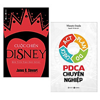 Combo Sách Kinh Tế Hay Nhất Mọi Thời Đại: Cuộc Chiến Disney + PDCA Chuyên Nghiệp (2 cuốn - Tặng kèm bookmark Green Life)