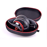 Matte Zipper Earphones Carrying Case for Beats by Dr.Dre Studio, Solo Wireless, Solo, Solo HD Over-ear Headphone Replacement Case Pouch Bag Box