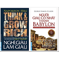 Combo (2 Cuốn) Sách Bài Học Kinh Doanh: Nghĩ Giàu Và Làm Giàu (Tái Bản) + Người Giàu Có Nhất Thành Babylon - Cuốn Sách Về Cách Làm Giàu Hiệu Quả Nhất Mọi Thời Đại