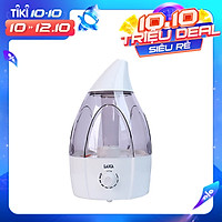 Máy tạo ẩm, phun sương siêu âm LAICA HI3013, chạy êm, hạt sương siêu mịn, có đèn - Hàng chính hãng