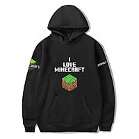 Mẫu áo HOODIE I LOVE MINECRAFT - dành cho game thủ cực chất