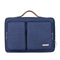 Túi chống sốc/Cặp đựng Laptop, Macbook 13 inch vải Canvas cao cấp chống thấm nước phong cách lịch lãm, thời trang, nhỏ gọn và tiện dụng