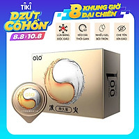 Bao cao su OLO tăng hưng phấn Ice & Fire lửa băng, siêu mỏng, nhiều gel - Hộp 10 bcs
