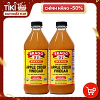 Giấm táo hữu cơ Organic Bragg 473ml (2 chai)
