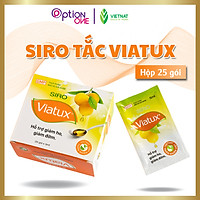 VIETNAT - Siro tắc Viatux giảm ho, đau họng - hộp 25 gói