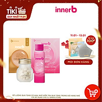Combo hộp nước uống Collagen InnerB Glowshot (50mlx6) & INNERB AQUA RICH DOUBLEUP (giúp giữ ẩm da sáng mịn từ Axit Hyaluronic) lọ 56 viên