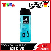 Sữa Tắm Gội Toàn Thân Nam Adidas Ice Dive 400ml