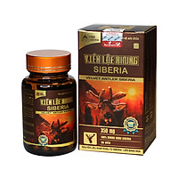 Viên lộc nhung Siberia-Bổ thân tráng dương, tăng cường sức khỏe tổng thể, hỗ trợ yếu sinh lý, nguyên liệu nhung hươu Nga(hộp 30 viên nang)