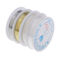 4 Rolls Copper Wire Beading Wire Crystal Elastic Jewelry Making Cord/Thread