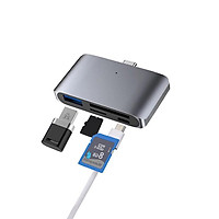 TYPE-C 4 Trong 1 Đầu Đọc Thẻ Tiện Lợi U Đĩa Máy Tính Di Động OTG / SD / TF đầu Đọc Thẻ Tốc Độ Cao USBC HUB