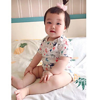 Bộ Bodysuit Cộc Tay Cho Bé Trai Và Bé Gái 0-14kg Hàng Body; Bộ Bodysuit Cộc Tay Cho Bé Trai Và Bé Gái TANOSA KID; Bộ Bodysuit Cộc Tay siêu kute 2021