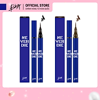 Kẻ mắt Never Die Brush Eyeliner 0.4g ( 2 màu)