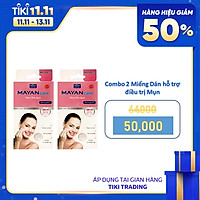 Combo 2 Miếng Dán hỗ trợ điều trị Mụn Mayancare 20 Miếng (0.8cm)