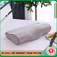 Gối Ngủ Cao Su Non Memory Foam Pillow HT SYS - Vạn Phúc - Gối Ngủ Trị Liệu - 50cmx30cm - Đem đến những giấc mơ tuyệt đẹp