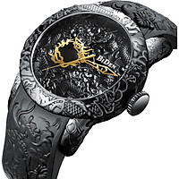 BIDEN Fashion Watch Trend Multi-functional Business Men's Watches Black