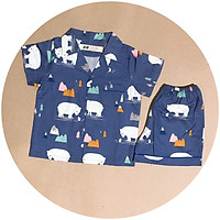 BỘ PIJAMA BÉ TRAI BỘ MẶC NHÀ BÉ TRAI BỘ ĐỒ NGỦ BÉ TRAI TỪ 8 KG ĐẾN 22 KG CHẤT LIỆU THÔ LỤA THẤM HÚT TỐT ĐƯỜNG MAY CẨN THẬN, HỌA TIẾT NGỘ NGHĨNH