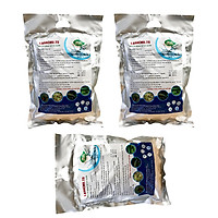 Combo 3 gói Men vi sinh xử lý nước ao hồ Cá Tôm - LASACHU. Làm trong nước, sạch nhớt đáy. Khử mùi hôi, chặn khí độc (NH3, N, NO2, H2S). Ức chế vi khuẩn gây hại. HSD: 2 năm