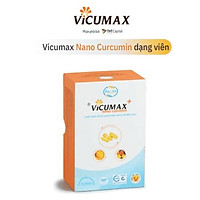 Vicumax Nano curcumin hộp 30 viên - Hỗ trợ dạ dày, tăng cường sức khỏe, làm đẹp da - VI0HV030 - Vicumax