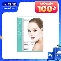 Mặt nạ trắng da Nâng cơ Tạo hình Vline Cenota Whitening Beauty Mask Hộp 6 Miếng