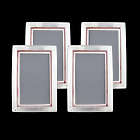 4Pieces Screen Printing Frame Alum Silk Print Mesh for
