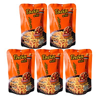 Combo 5 Snack (Bim Bim) Bánh Que Cam Vị Thịt Xông Khói Dorkbua Lotus Nhập Khẩu Thái Lan (55g/Gói)