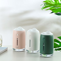 Small Humidifiers,310ml Desk Humidifiers,Whisper-Quiet Operation,Night Light Function,Two Spray Modes,Auto Shut-Off for