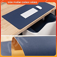 Bàn Di Chuột - Miếng Lót Chuột Cỡ Lớn Doron-HDC01 Size 40x80, 45x90 cm - Kiêm Deskpad Thảm Da, Trải Bàn Làm Việc Chống Nước Dùng Được Hai Mặt - Hàng Nhập Khẩu