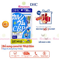 Viên uống DHC Calcium - Bổ sung Canxi tăng chiều cao cho trẻ em, giảm loãng xương người cao tuổi - Hàng Chính Hãng DHC